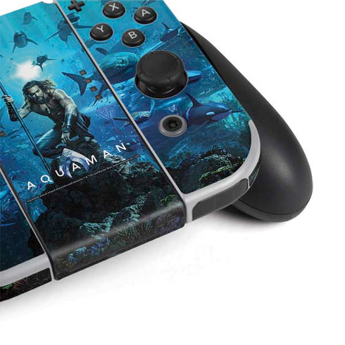 DC Comics DC Comics Movie Poster Main Nintendo Switch OLED (2021) Skin